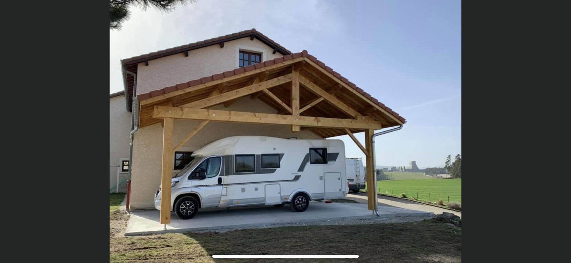Création d'un abris pour camping car Création d'un abris pour camping car